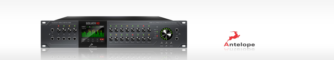 Audio Interface-Antelope Audio-Thunderbolt-Ethernet-SPDIF coax In-SPDIF coax Out-192 kHz
