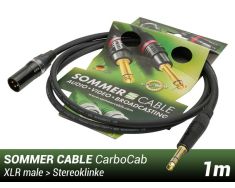 Sommer Cable Carbokab XLR male - Stereoklinke 10m-0